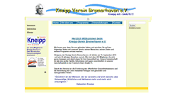 Desktop Screenshot of kneipp-verein-bremerhaven.de